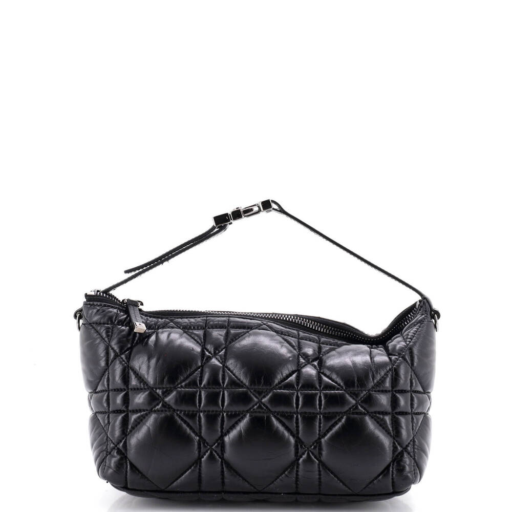Christian Dior Medium DiorTravel Nomad Pouch Macrocannage Quilt Calfskin